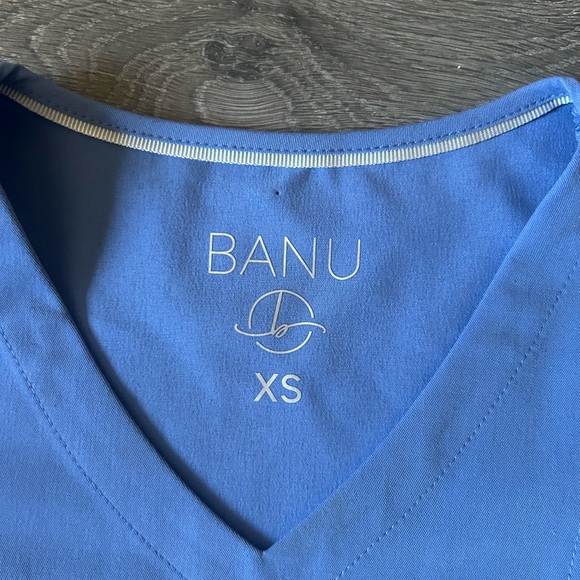Women's Blue Scrub Top - Picture 2 of 2
